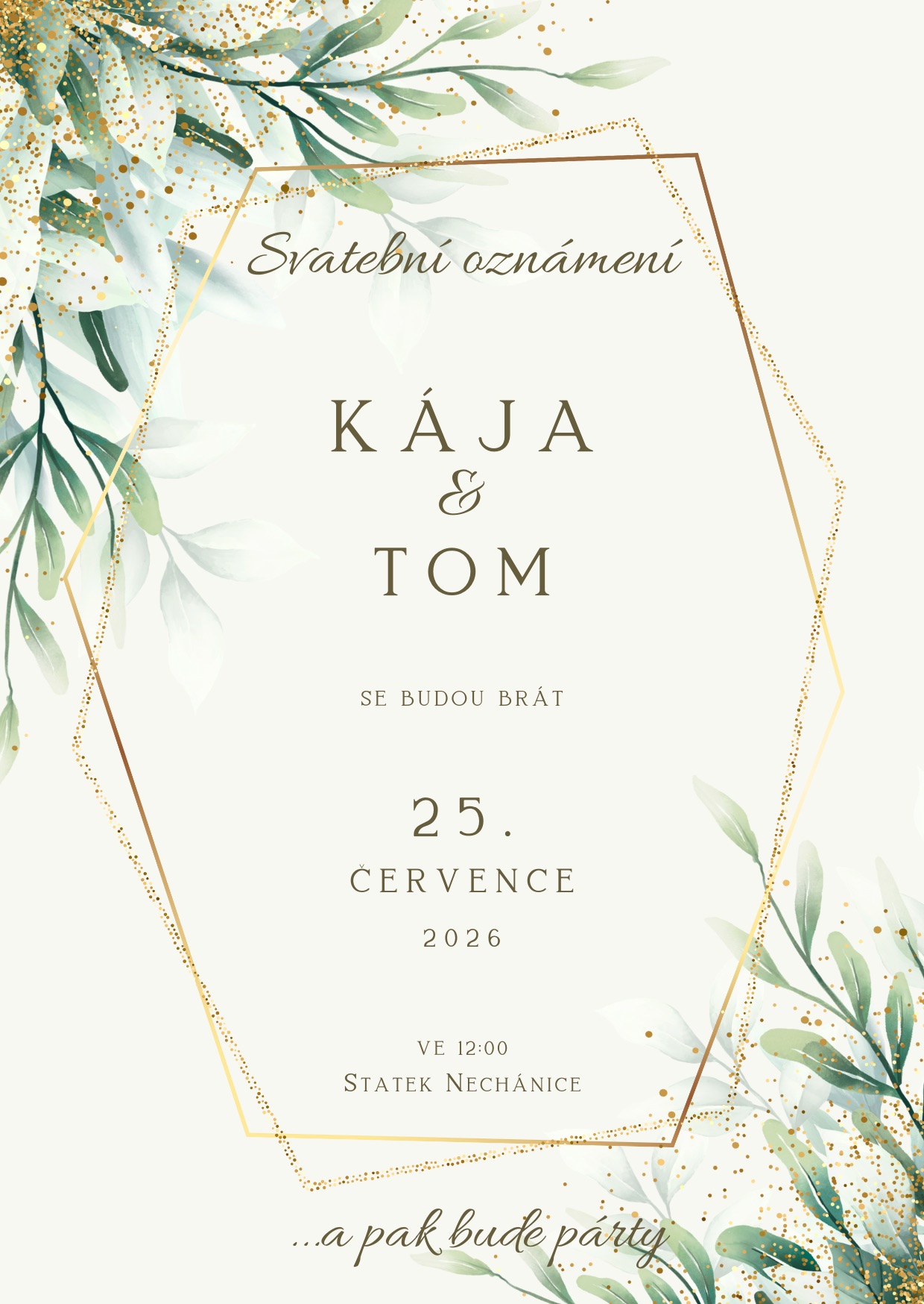 Svatební pozvánka